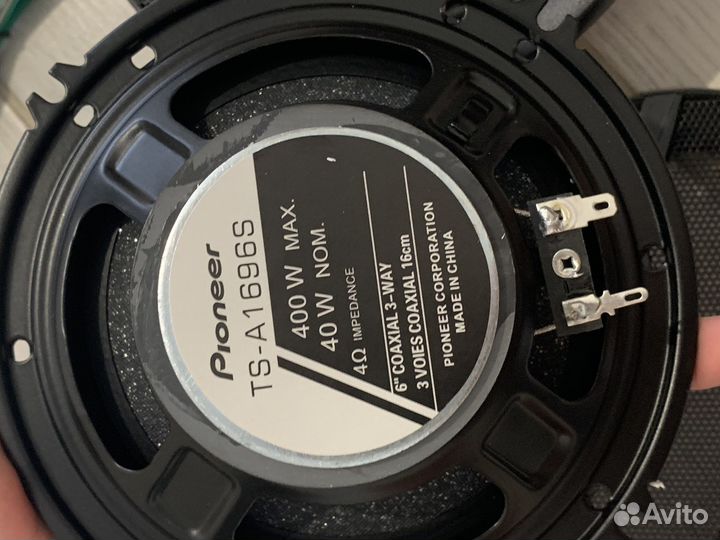 Колонки pioner 16см TS-A1696S