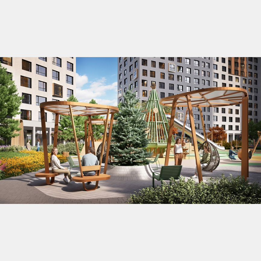 2-к. квартира, 61,5 м², 12/23 эт.