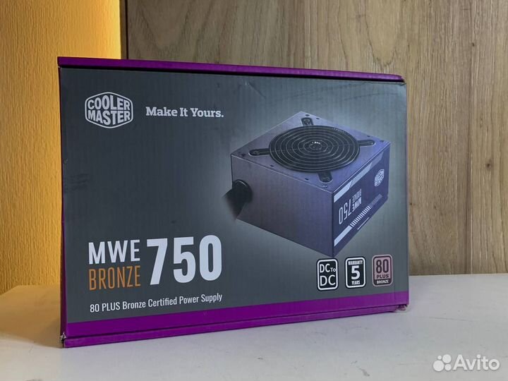 Блок питания Cooler Master MWE Bronze Series 750W