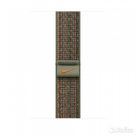 Ремешок Apple Watch 41mm Sequoia/Orange Nike Loop