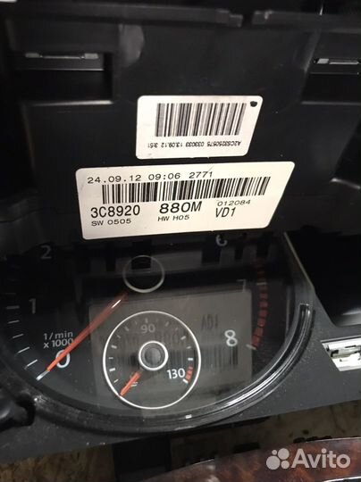 Панель приборов 3D VW Jetta Passat B6 B7 CC