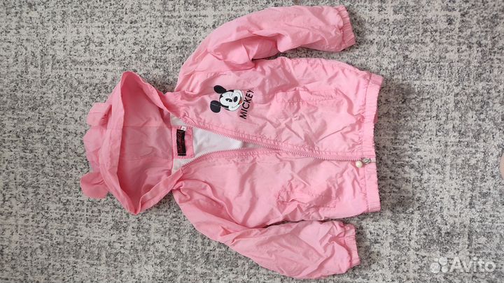 Теплая ветровка на девочку