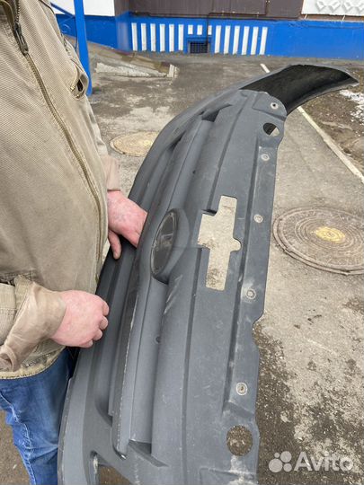 Бампер шагрень на ладу гранту