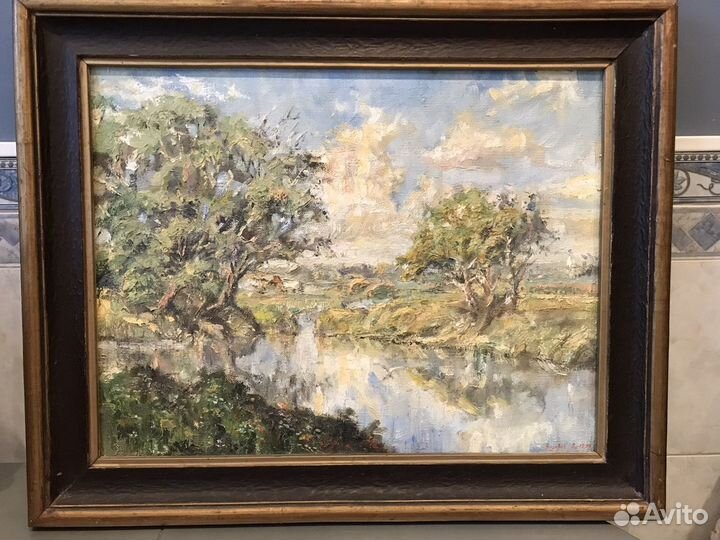 Картина маслом на холсте пейзаж