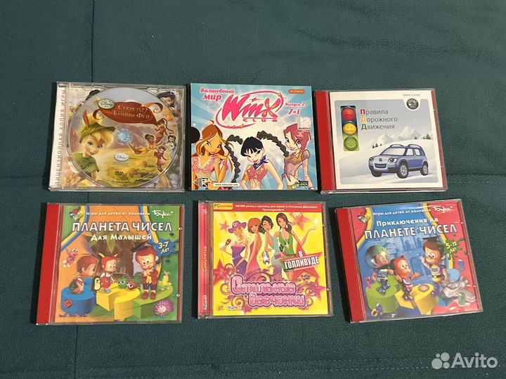 Детские компьютерные игры на дисках