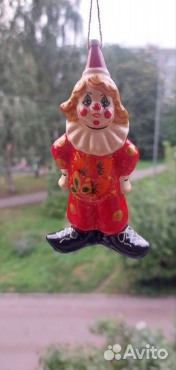 Ёлочная игрушка клоун