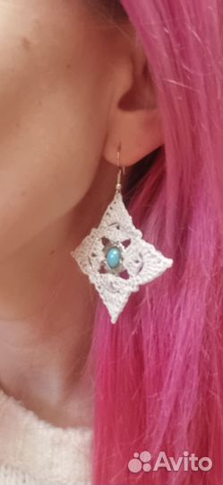 Серьги ручная работа