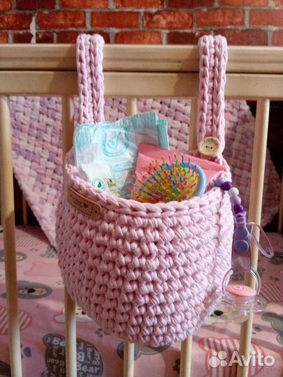 Подвесная корзина на кроватку