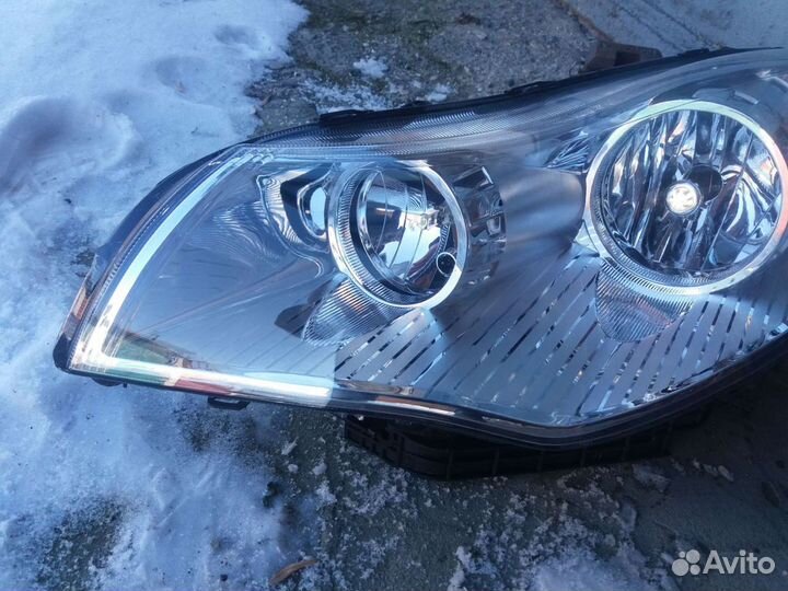 Фара левая для chery bonus