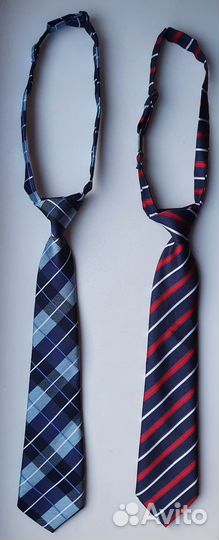 Галстуки детские на застёжке