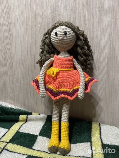 Кукла тильда вязанная
