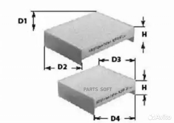 Clean filters NC2193CA Фильтр салонный угольный