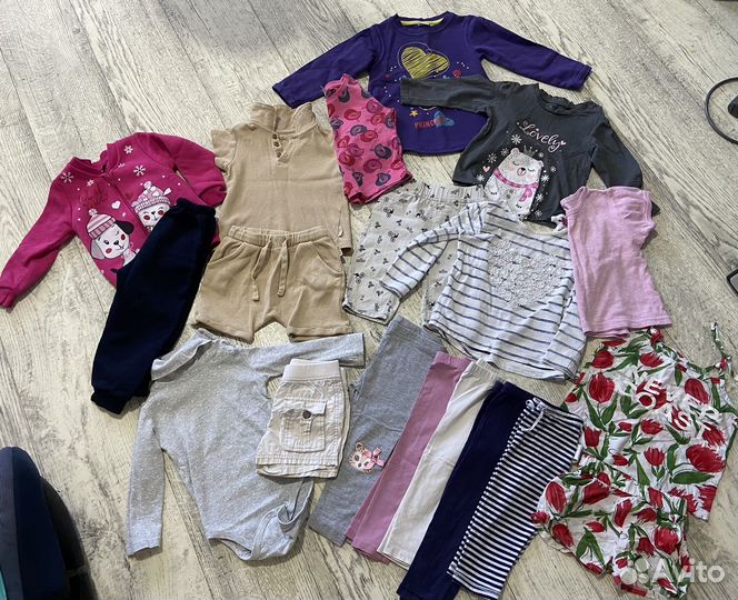 Вещи пакетом на девочку 86-92