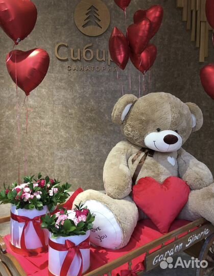 Плюшевый медведь новый