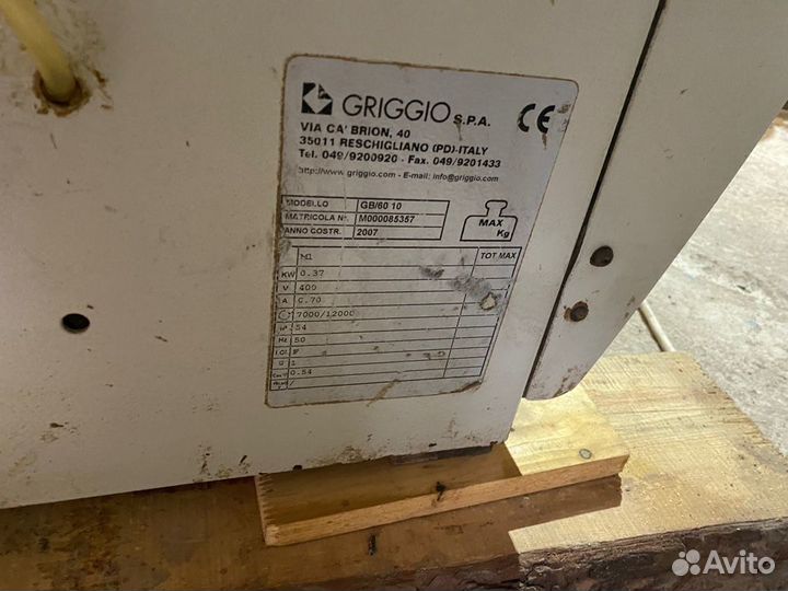 Кромкооблицовочный станок Griggio GB 60/10