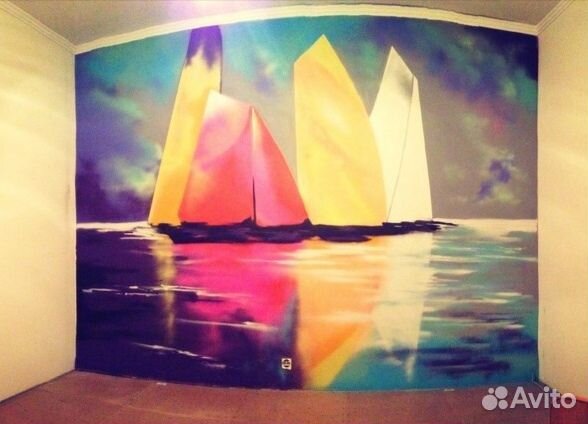 Художественная роспись стен, граффити