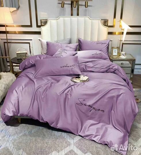 Комплект постельного, однотонный