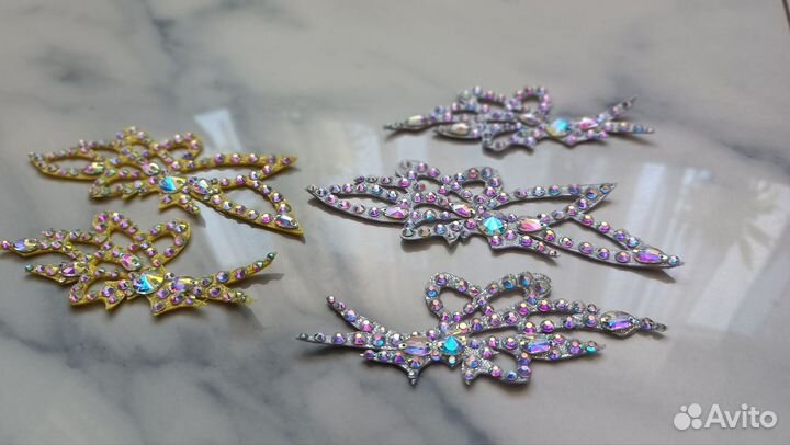 Украшение на пучок для гимнастики