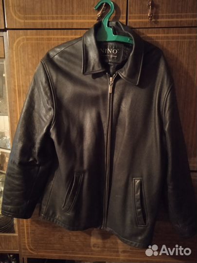 Куртка кожаная натур