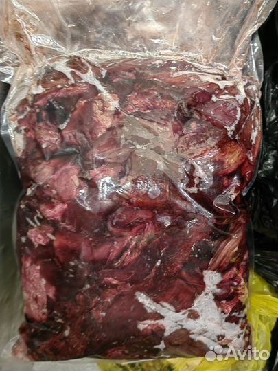 Обрезь корм мясо для собак Оленина