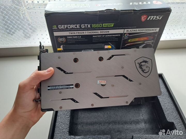 Видеокарта msi geforce gtx 1660 super gaming x