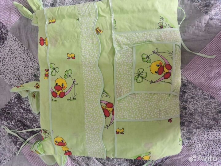 Бортики в детскую кроватку