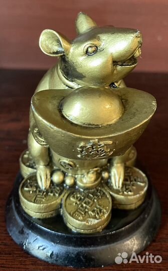 Статуэтка сувенир денежная мышь (крыса)