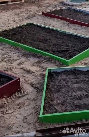 Металлические грядки Лето-8, цинк