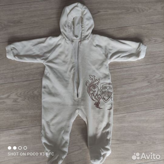 Комбинезон велюровый 68-74