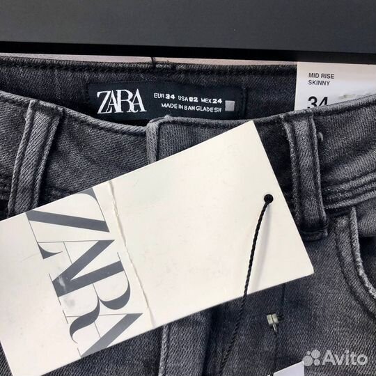 Новые Джинсы от zara XS