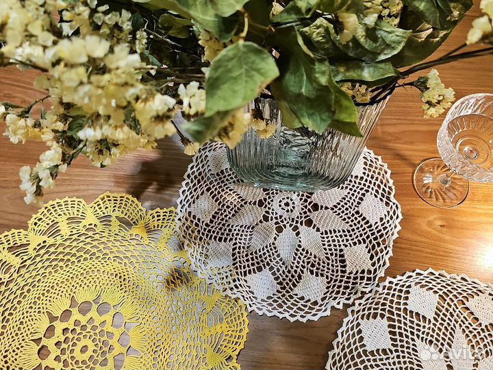 Салфетки вязаные крючком