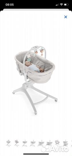 Детская люлька 4 в 1 Chicco(кроватка)