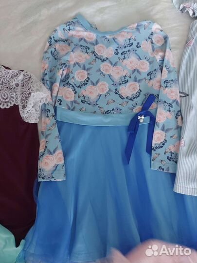 Вещи пакетом на девочку 122-128