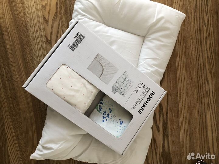 Детское постельное белье подушка новое IKEA