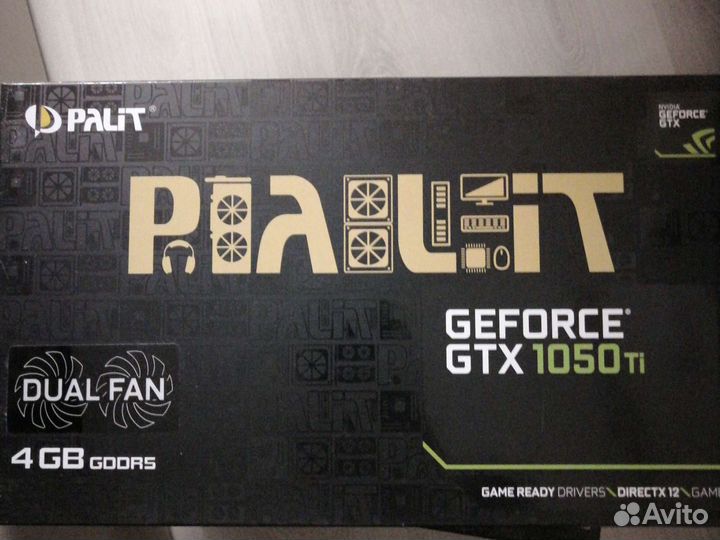 Коробка видеокарт gtx 1050 ti