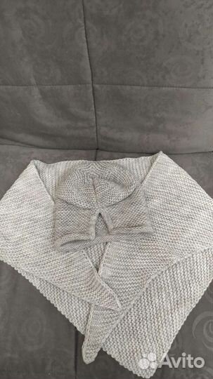 Шапка + шарф зимняя женская новая