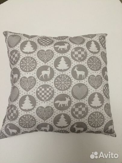 Новогодняя Декоративная подушка