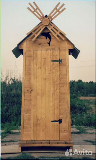 Уличный туалет прямоугольник MMF