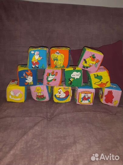 Кубики мягкие