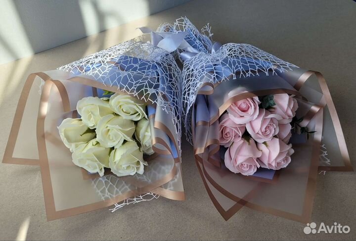 Мыльные цветы, розы, букеты из мыла, 1 сентября