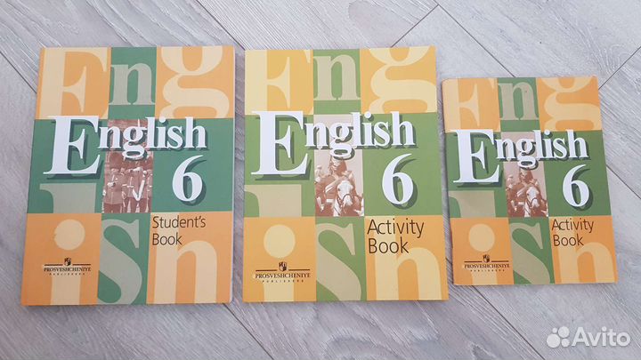 Учебник + рабочие тетради Английский язык 6 кл