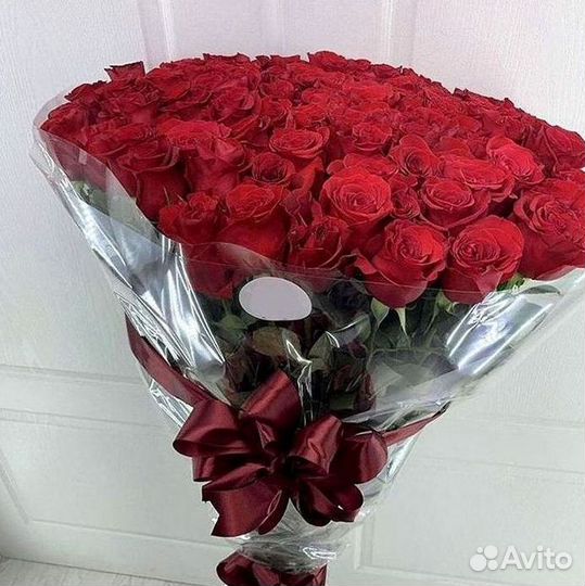 Длинные высокие розы 110 150 160 180 200 см