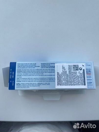 Линзы контактные acuvue True eye