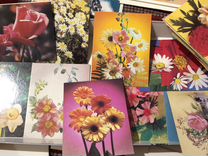 Мини открытки Композиции из цветов СССР