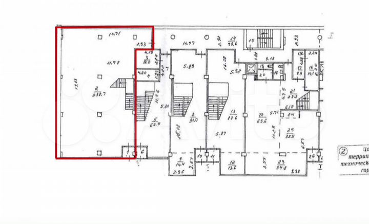 Помещение с верандой на Новом Арбате