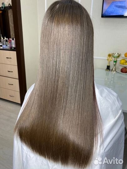 Модель на кератиновое выпрямление, ботокс