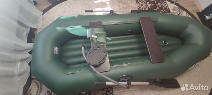 Лодка надувная двухместная бу