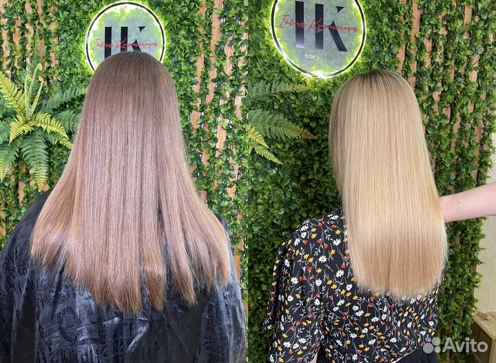 Окрашивание волос модель