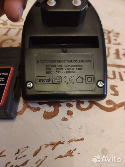 Блок и аккумулятор для машинки