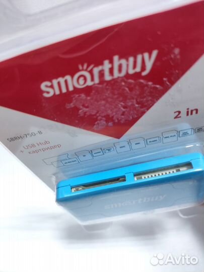 Картридер + usb hub Smartbuy